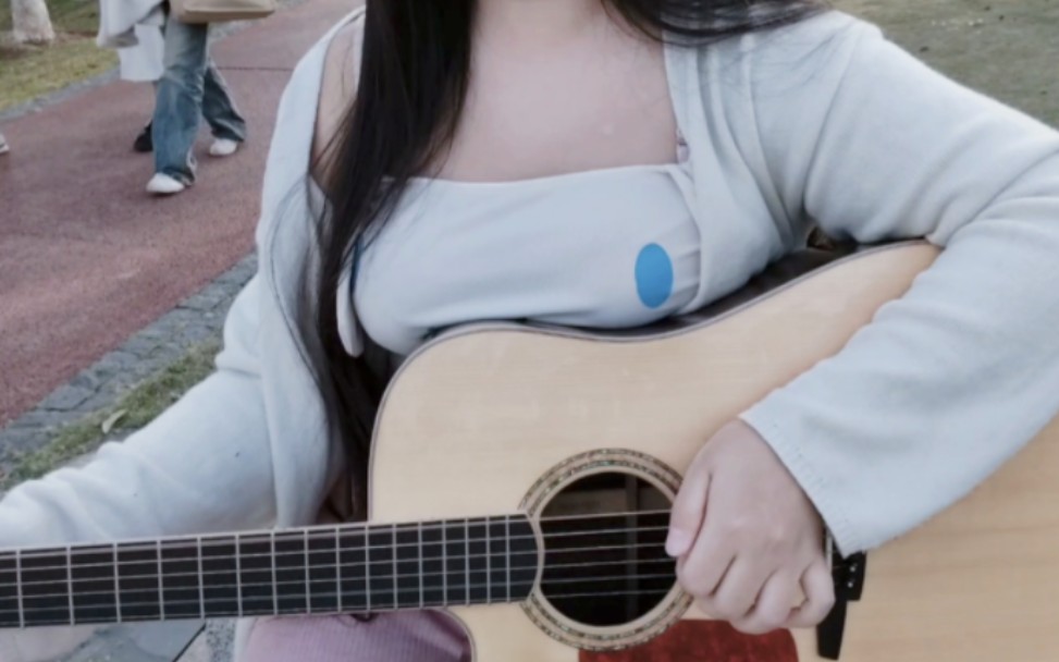 What's it like to play guitar by the lake? Guitar fingerpicking on "The Wind Is Gonna Rise