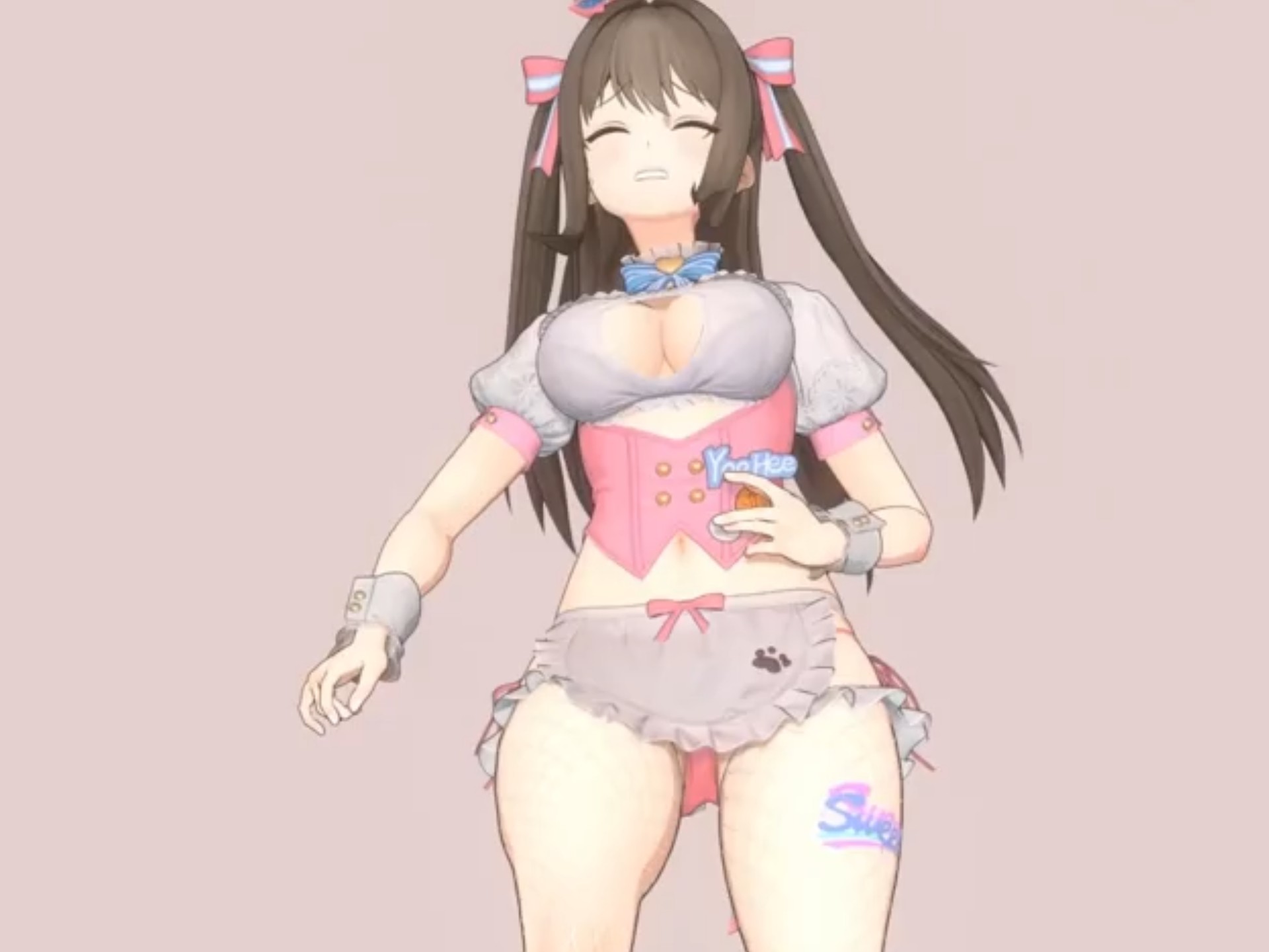 少女前线 幼熙的倒地演示（推特转载）