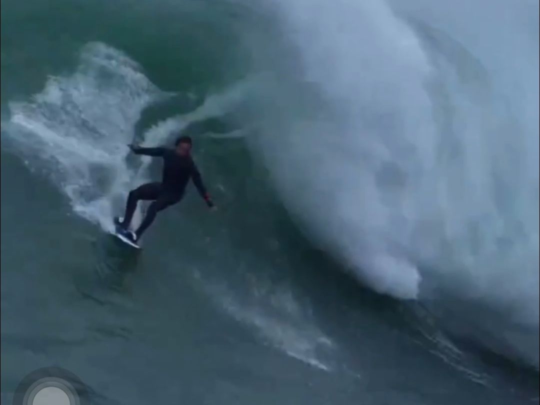 Do you have the guts to go out on such a big wave?
