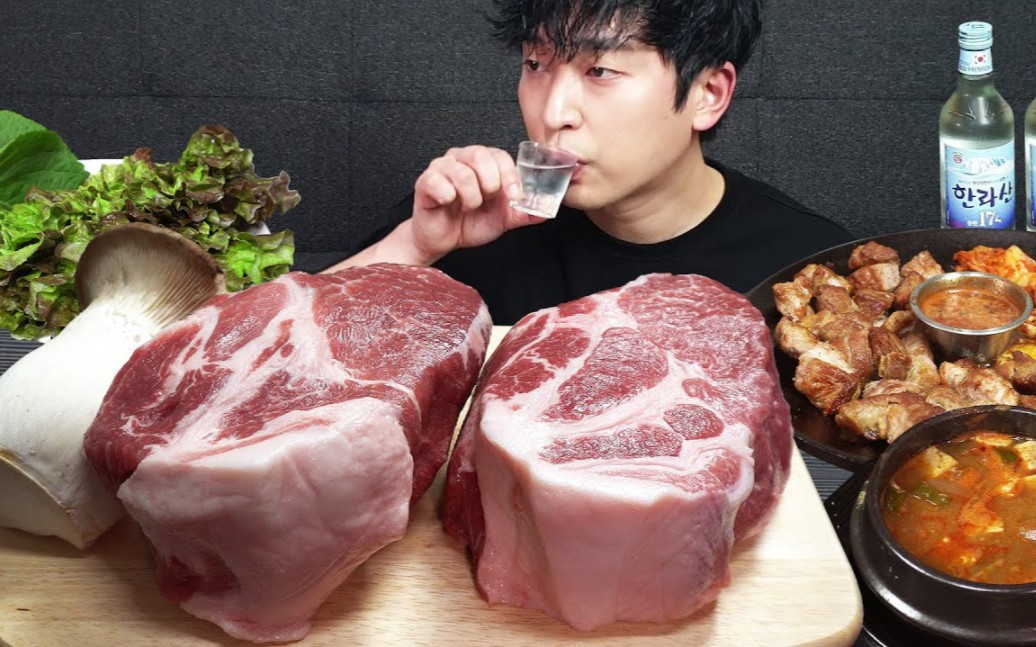 韩国富二代吃正宗烤肉，太奢侈了，怪不得韩式烤肉世界第一