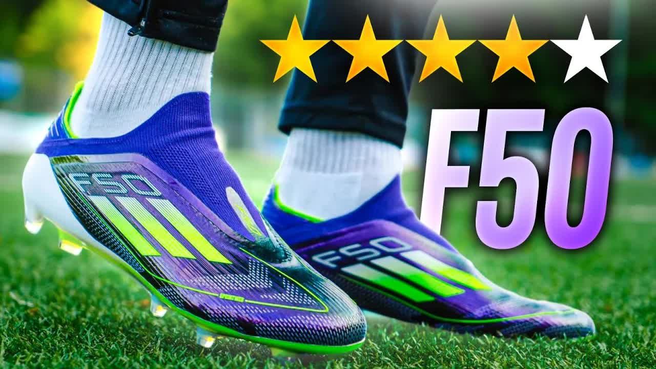 F50回来了！Adidas F50 Laceless 足球鞋实战