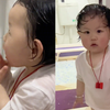 一岁女宝宝偷偷洗澡，妈妈撞见后笑出魔幻声，接下来宝宝反应太逗