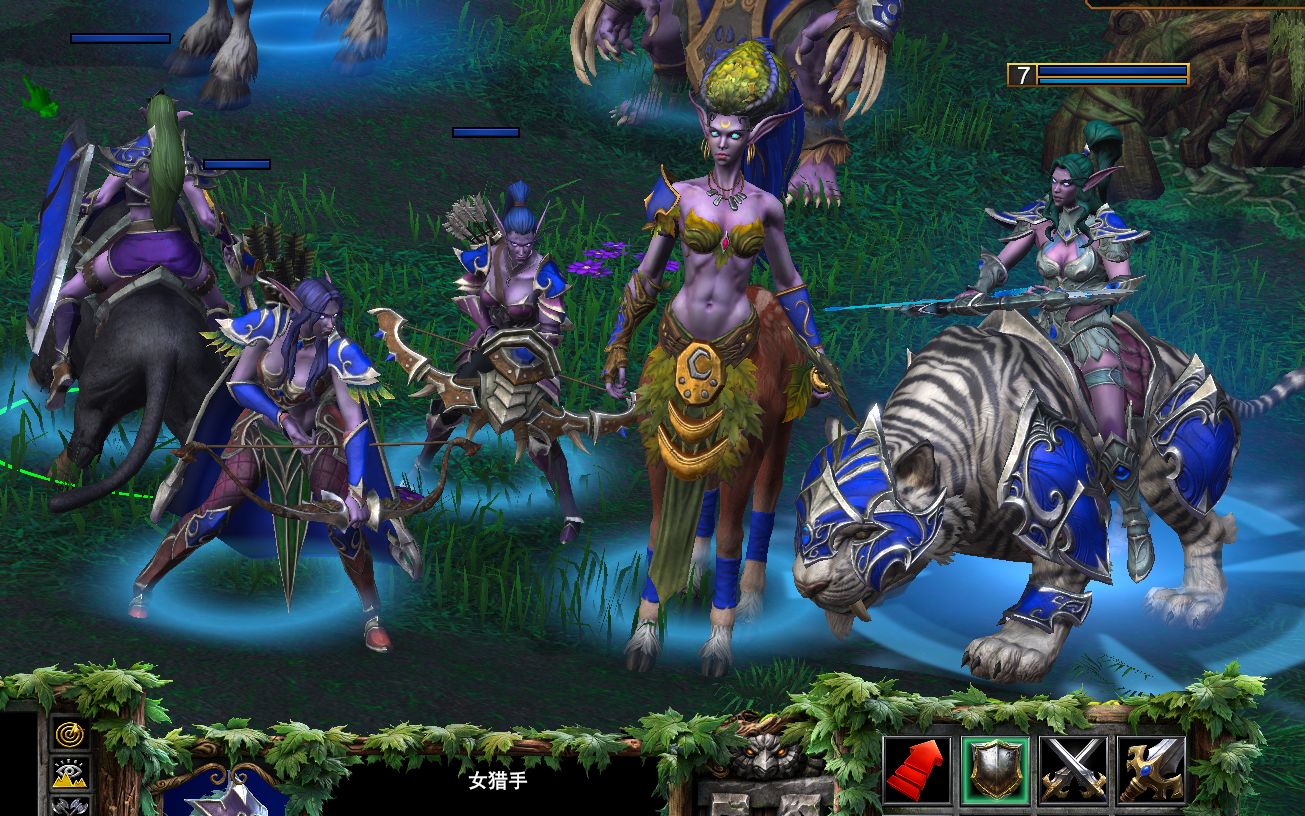warcraftiii魔兽争霸3重置版暗夜精灵族战役最后一章