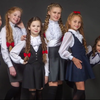 俄罗斯女孩穿校服"Мари Текс"展示