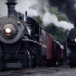 [北美火车]美国老蒸汽机车