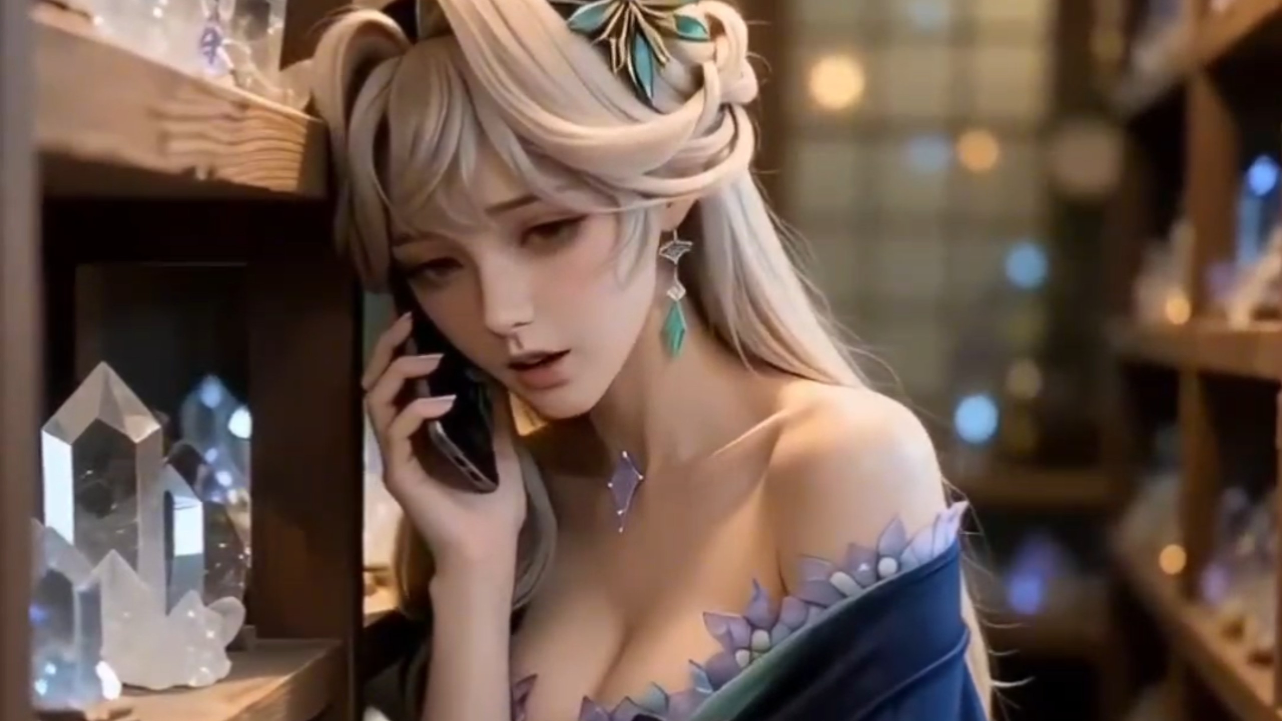 水晶工坊打烊后的夫人～