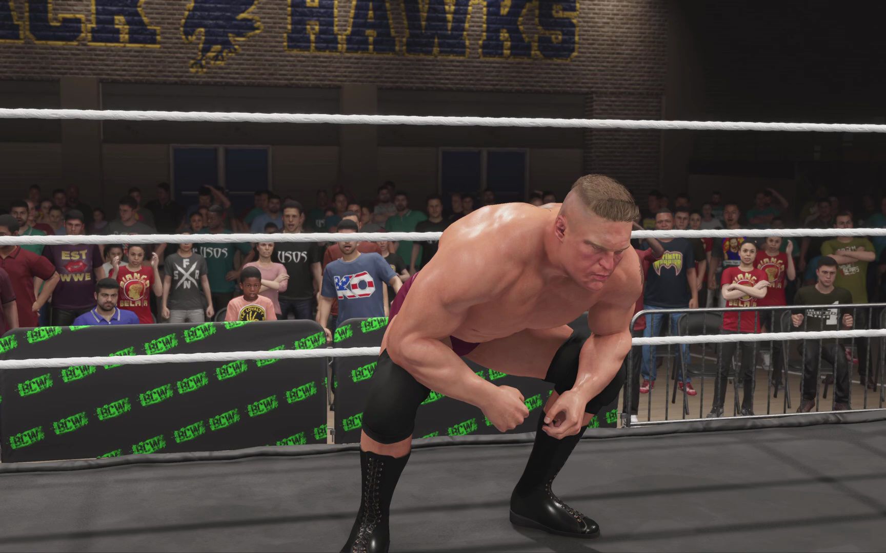 WWE 2K23 OVW Class Brock Lesnar vs 哔哩哔哩