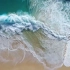 视频素材 ▏h82 俯拍蓝色海水海浪冲刷沙滩海岸线大气海洋波浪视频素材 动态壁纸 手机壁纸 屏保视频
