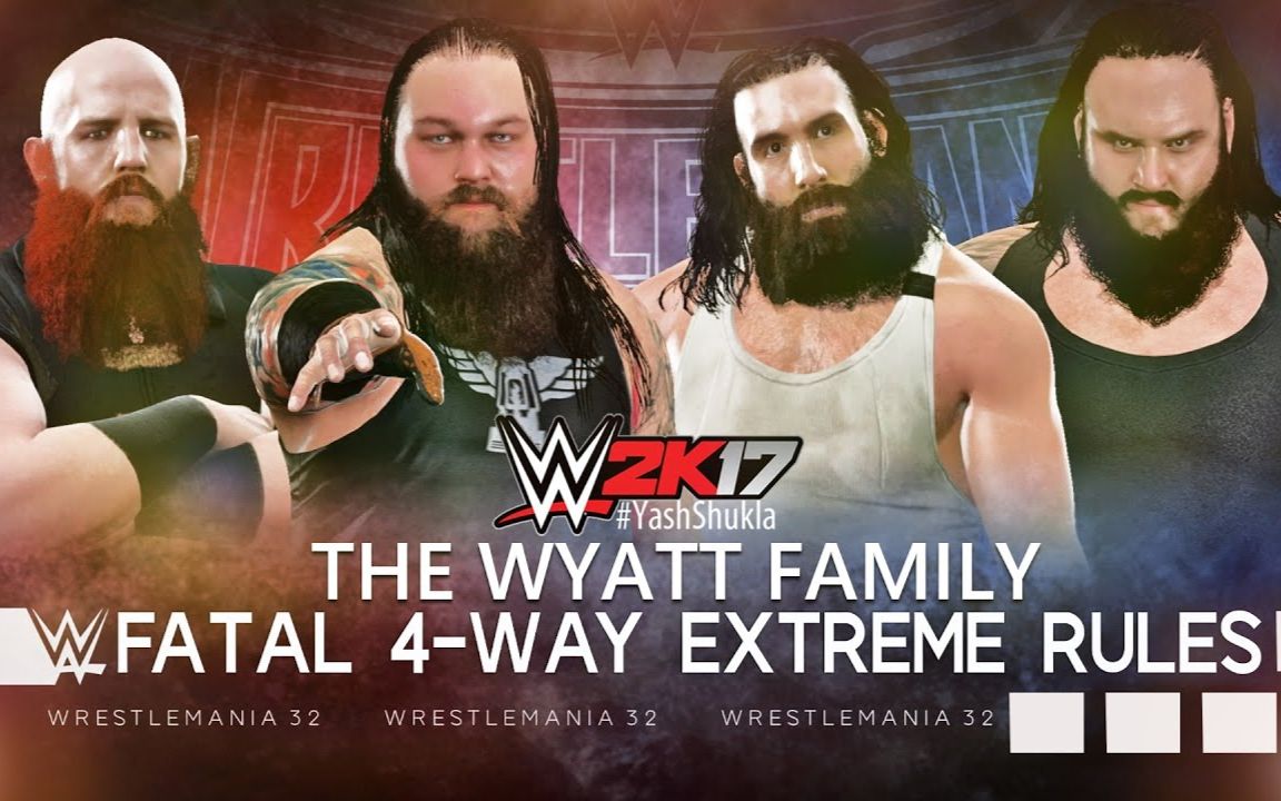 wwe 2k17 the wyatt family fatal 4 way extreme rules full ps4