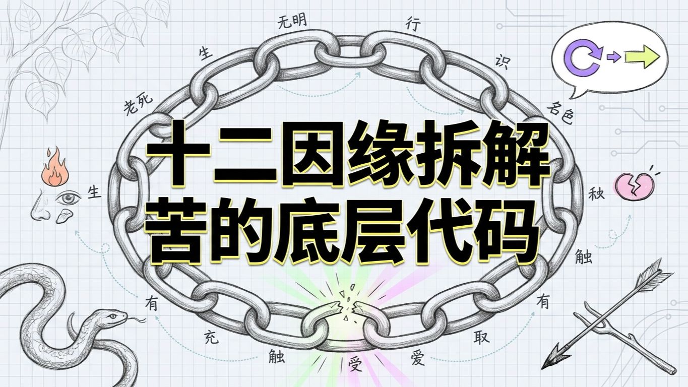 阿含经下集 | 十二因缘拆解苦的底层代码 | 王利杰佛学系列