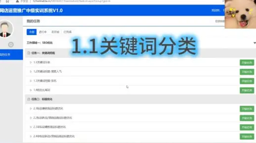 【22年12月】网店运营推广中级实训——关键词挖掘之关键词分类，超详细超贴心版本