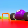 英语启蒙 救援车队系列 跑车的新任务 A new mission for the colorful racing cars for kids