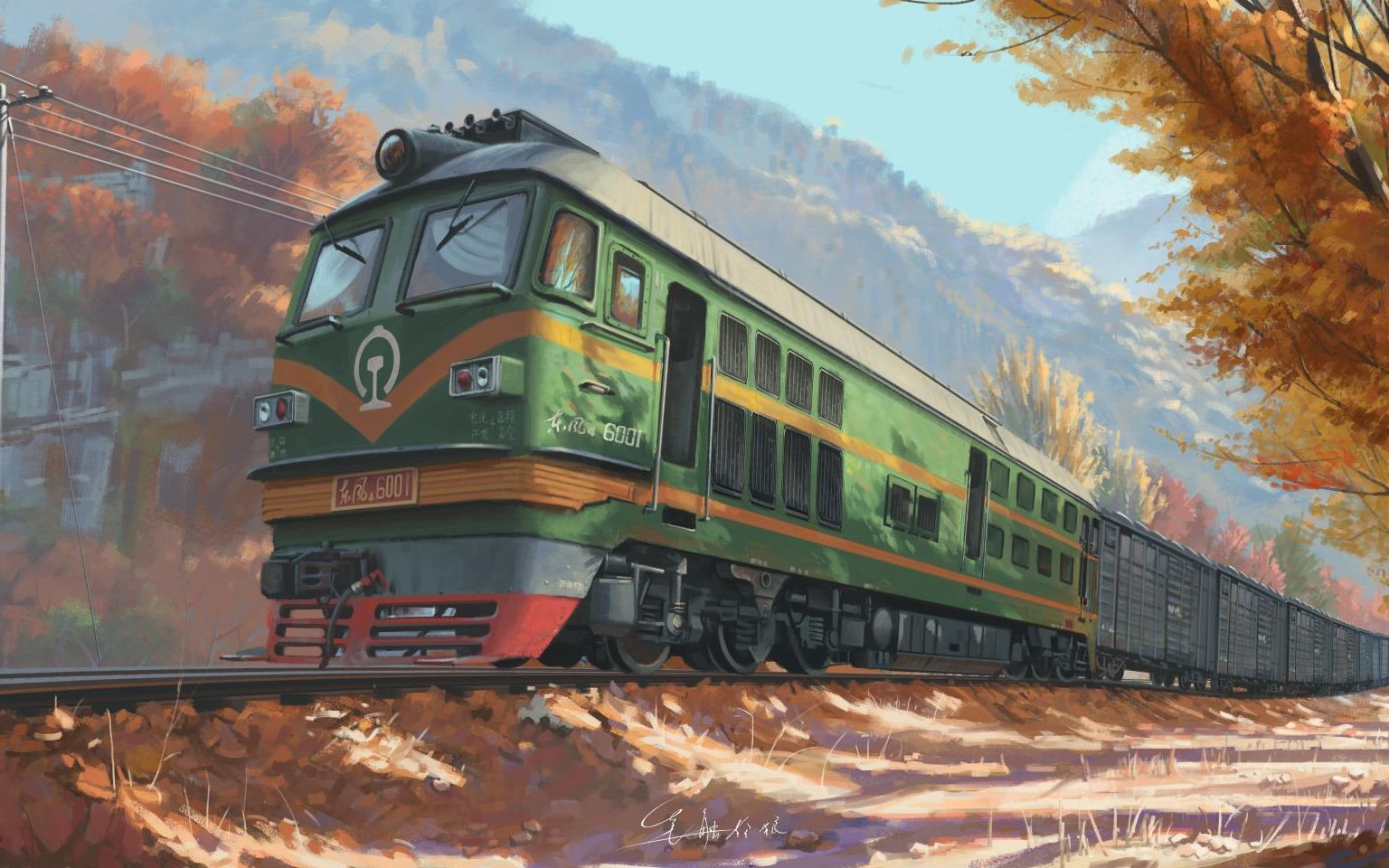 【绘狼】绘制每一代人记忆里的中国铁路