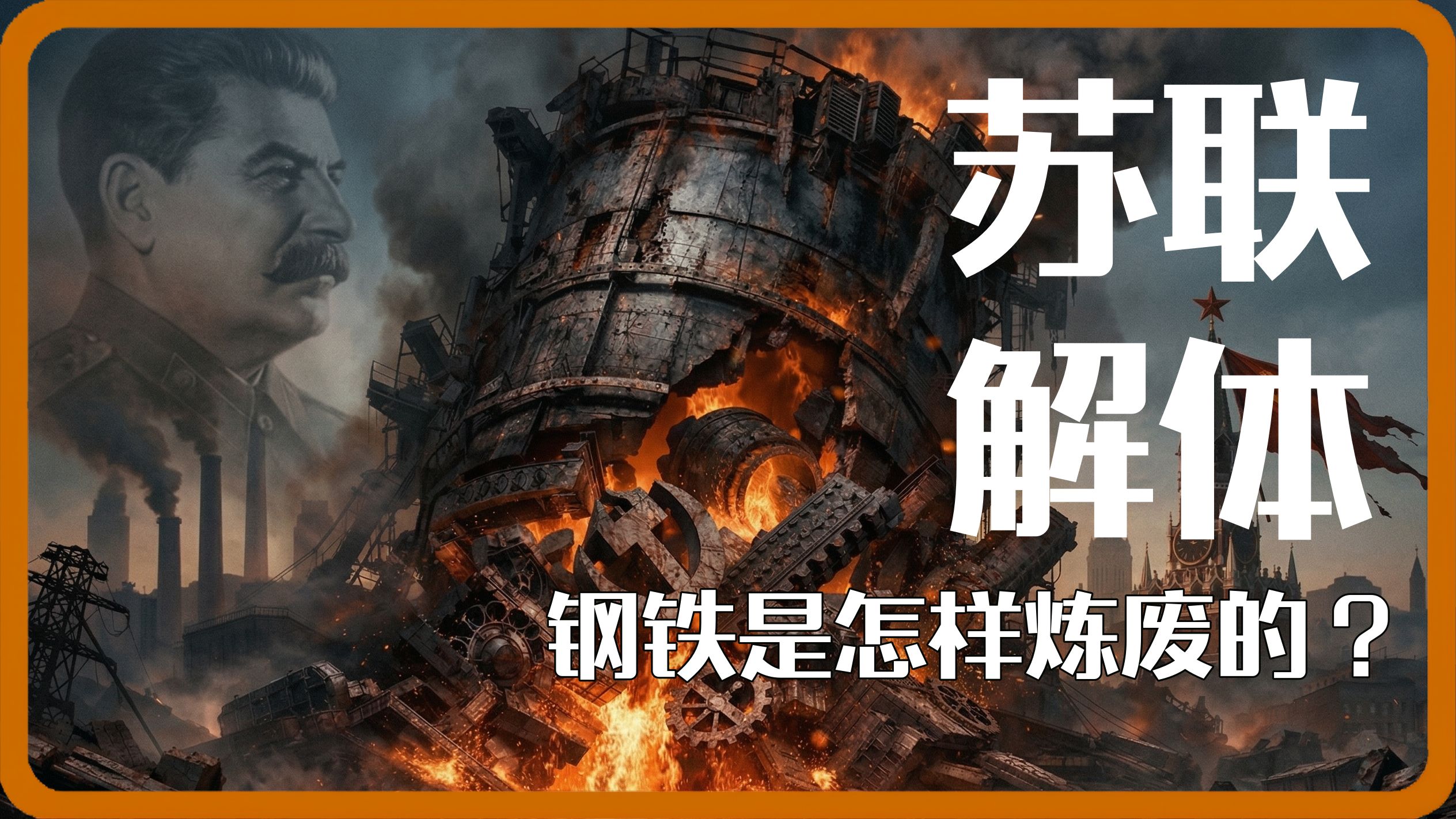 苏联解体的底层逻辑，钢铁是怎样炼废的？