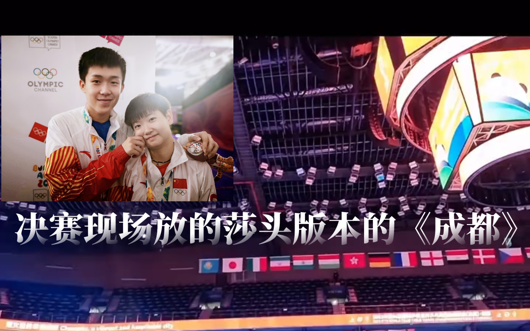 【莎头】决赛现场的《成都》｜快乐乒乓_哔哩哔哩_bilibili