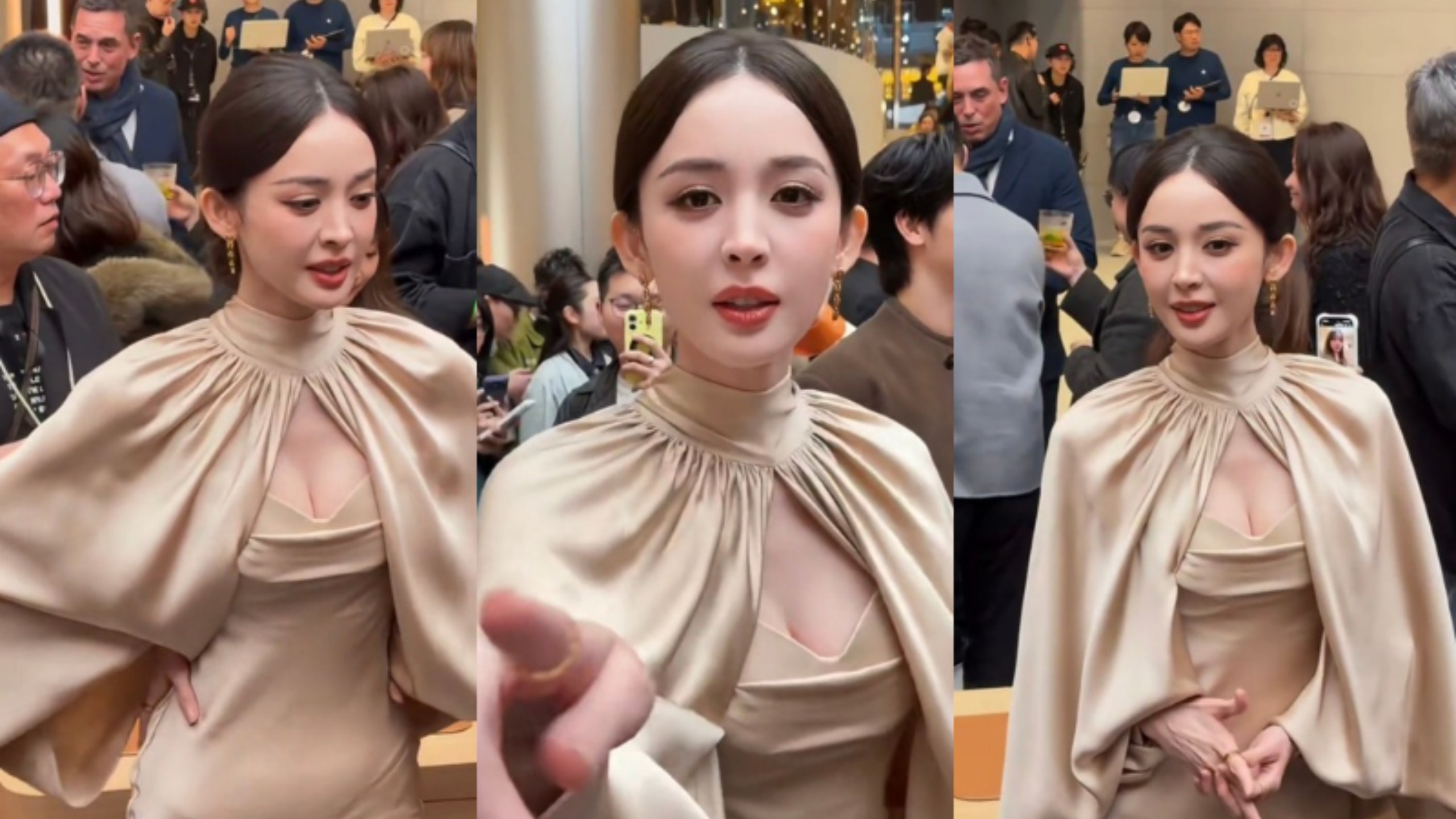 古力娜扎 中门大开 大秀好身材