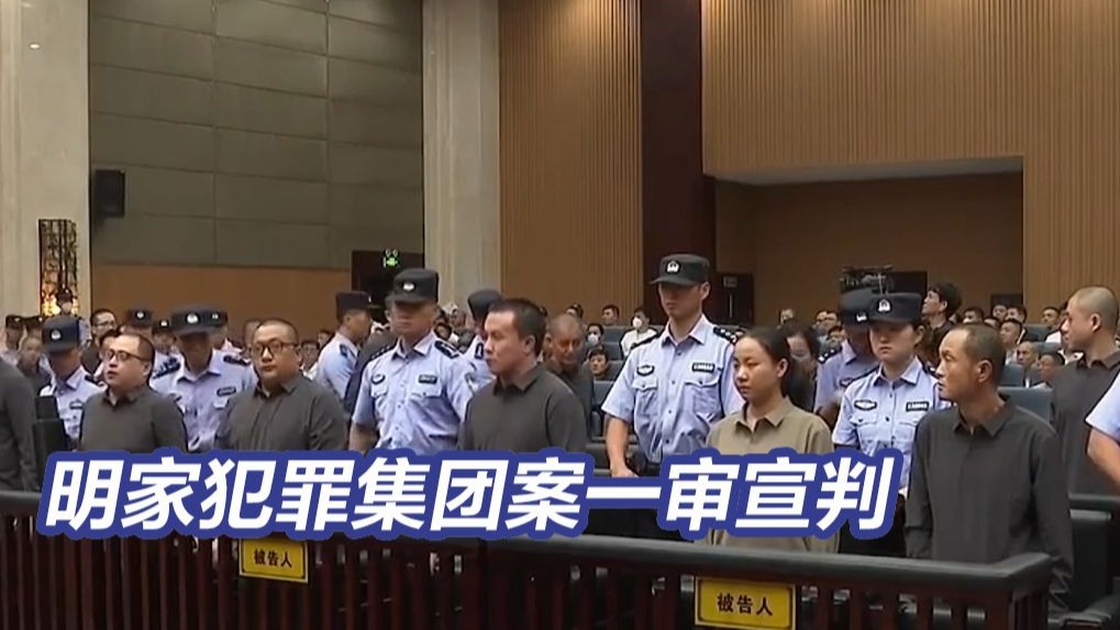 明家犯罪集团案一审宣判：明国平等11人被判死刑、5人死缓
