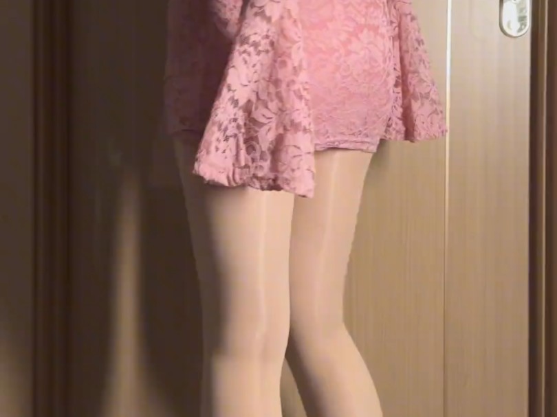 It's got to be a meat-silk wrap-around skirt.