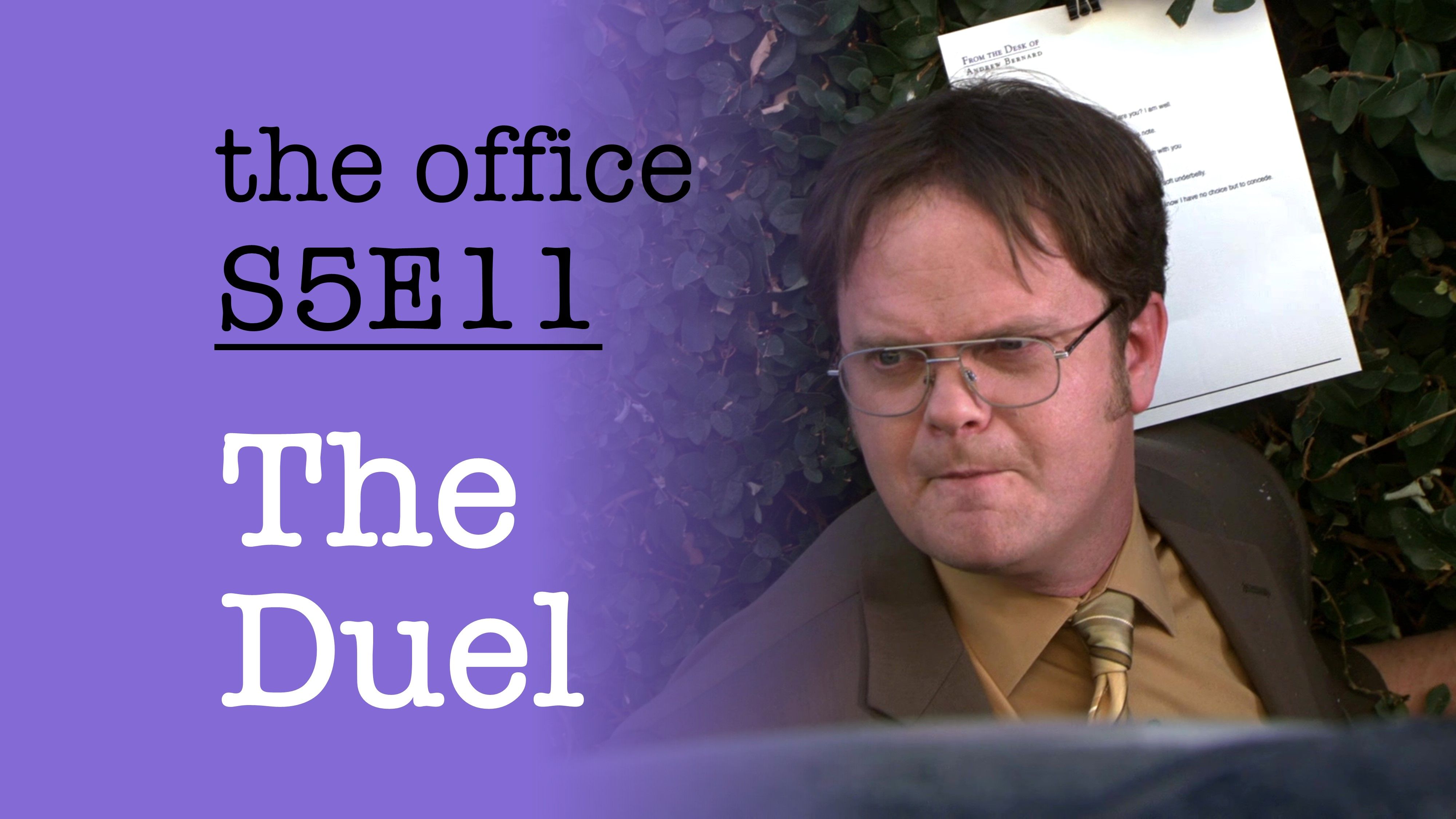 【办公室 S5E11】安吉拉挽情逃命数 迈克尔拂袖泄天机【The Office】