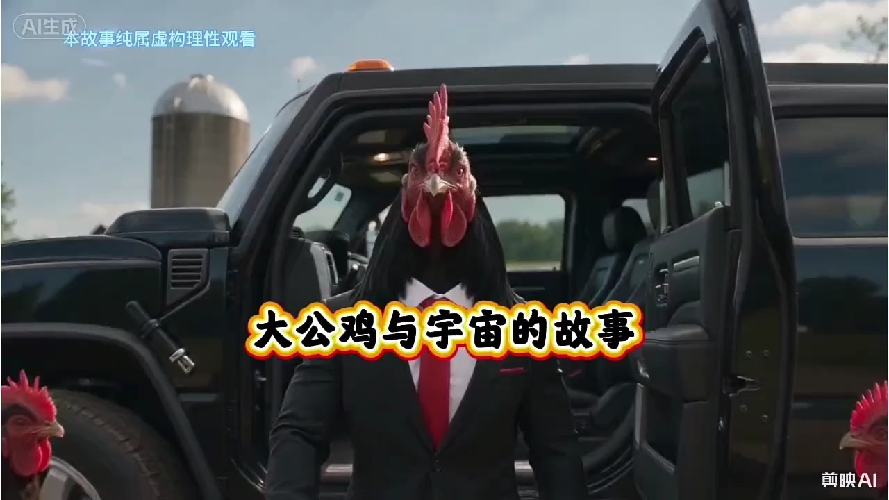 #大公鸡与宇宙 #搞笑动画片段 #科幻故事 大公鸡狂妄自大，总喜欢与宇宙对着干！
