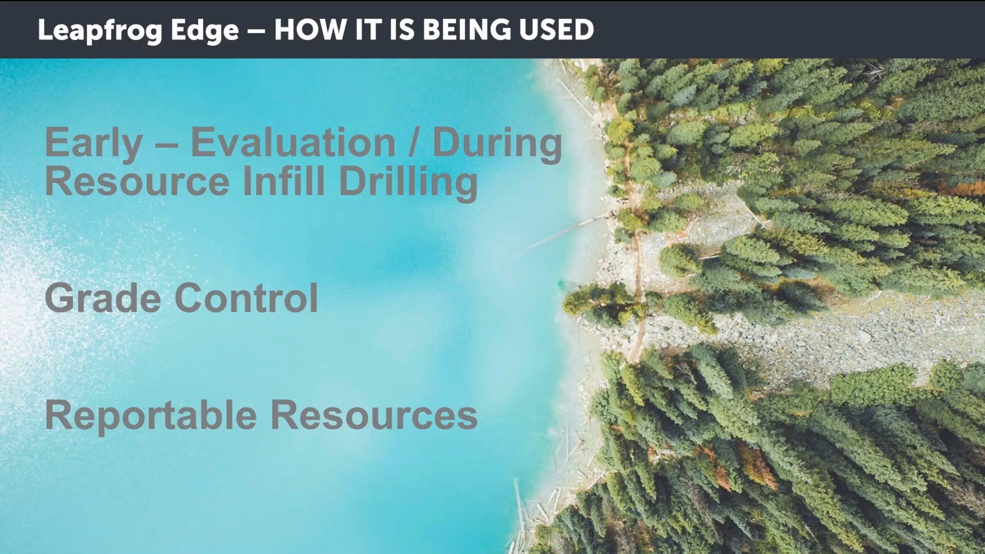 An Introduction to Resource Estimation using Leapfrog Edge