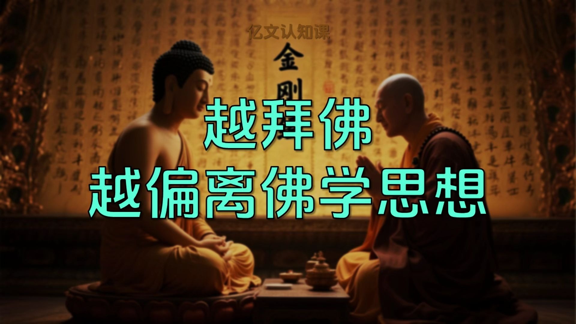 越拜佛，越偏离佛学思想！