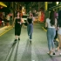 韩国都市街头年轻人穿搭