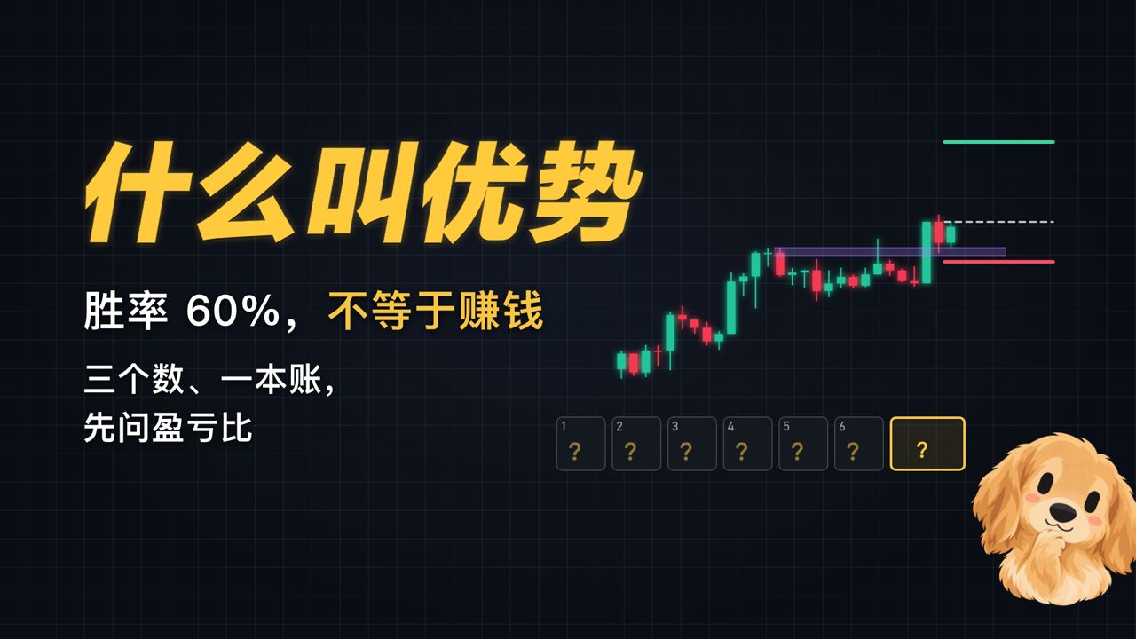 从0到1搭建一套完整的交易系统：第三课：什么叫优势？胜率、盈亏比与打平线