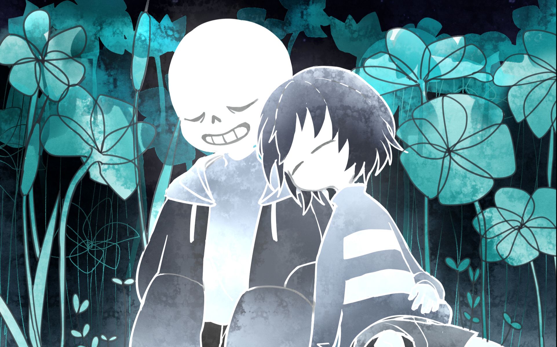 【undertale手书/sf】getting closer