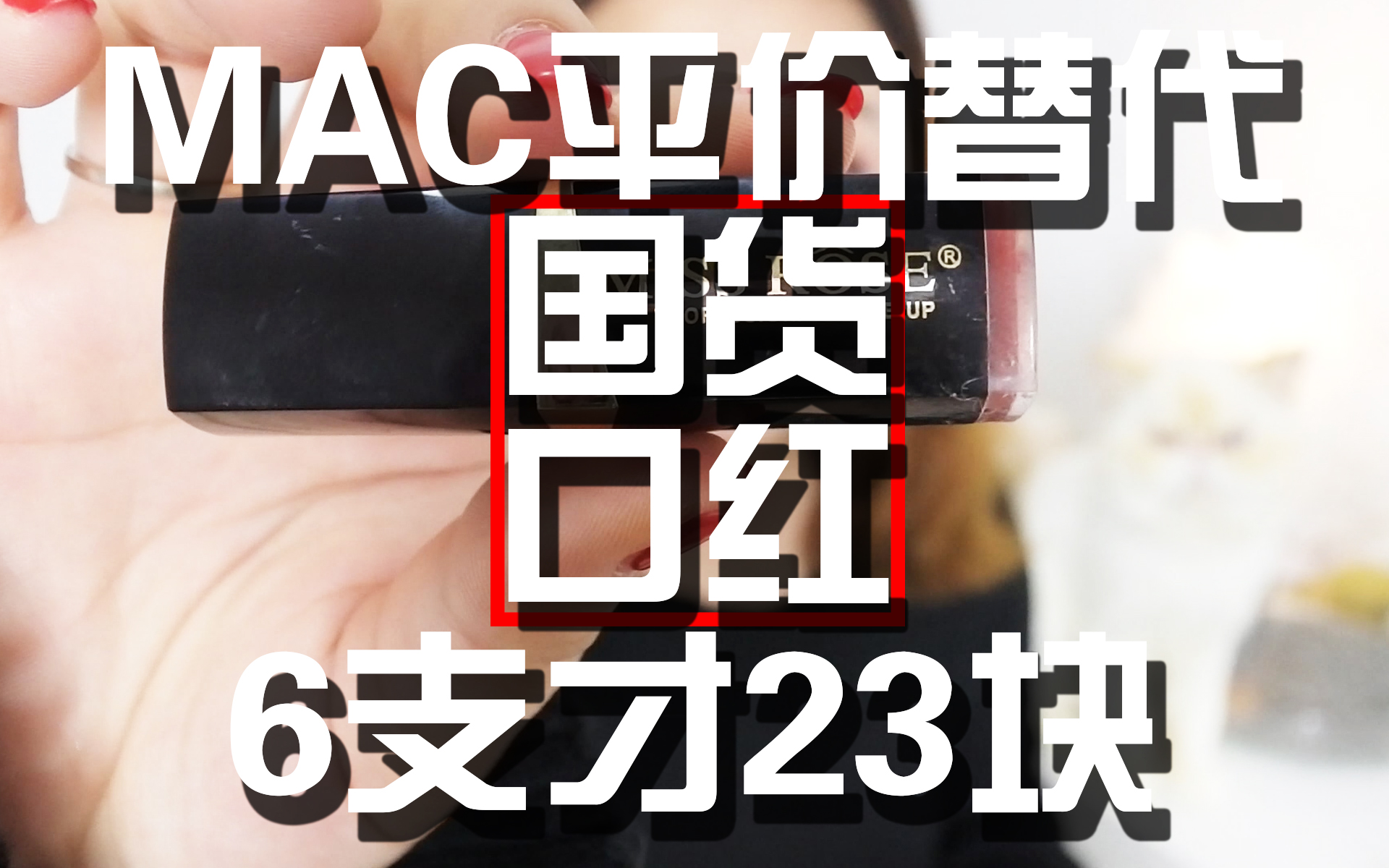 【Melisa】6支只要23块，MAC平价替代口红！（后有彩蛋）