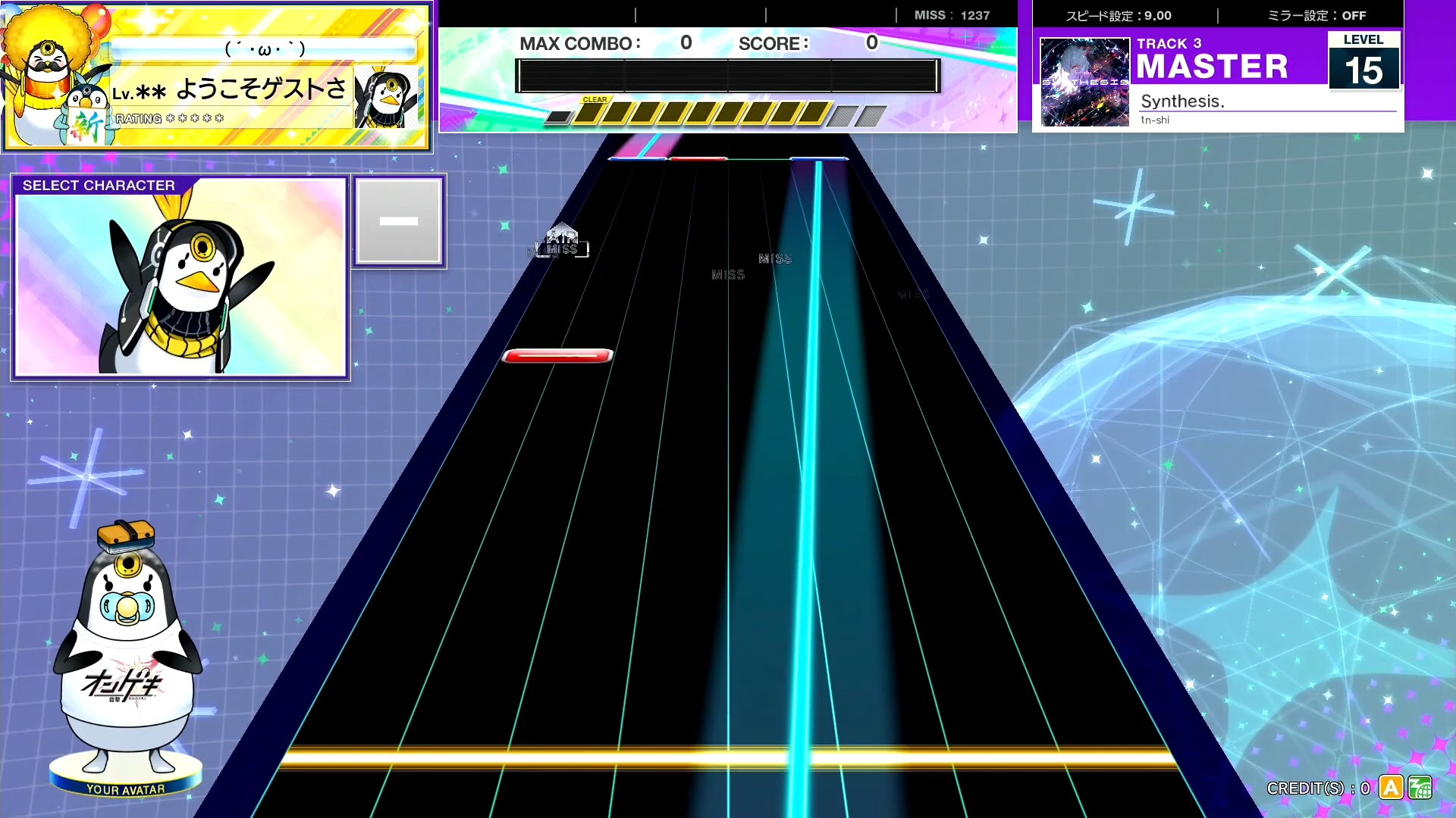 【CHUNITHM/中二节奏】谱面确认 Synthesis. [MASTER 15］ (流速9.0)