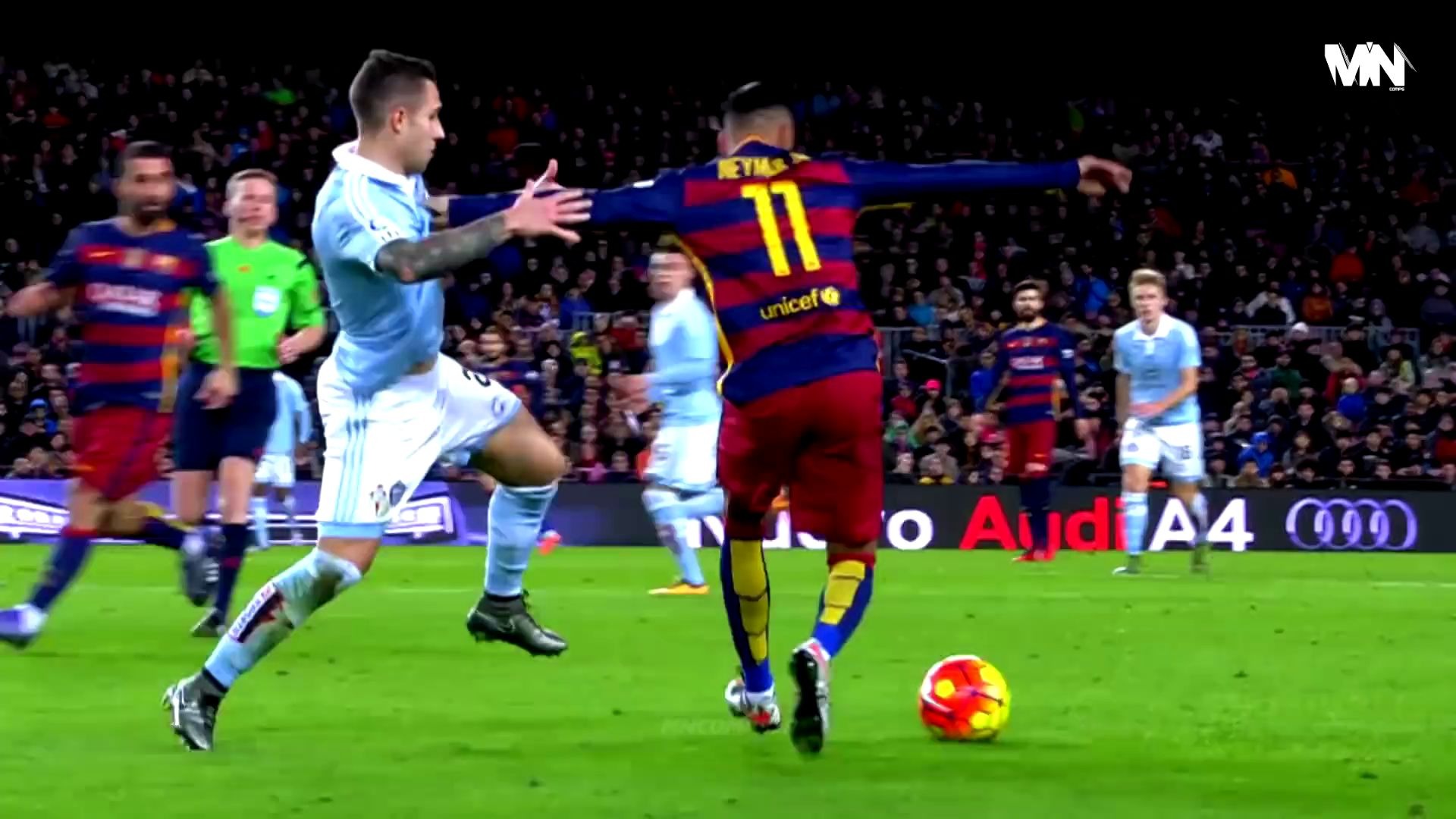 内马尔眼花缭乱的骚操作