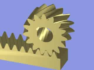 FA07_07斜齿齿轮齿条传动