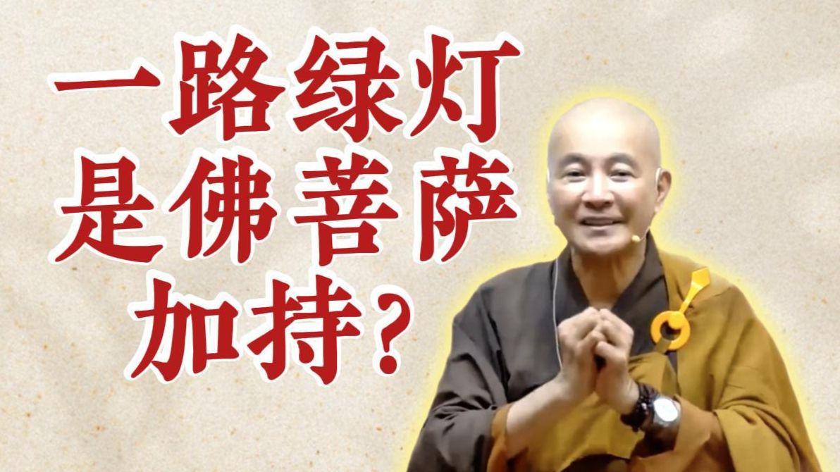 体佛法师开示：一路绿灯是佛菩萨加持？（《观无量寿经》第15讲）