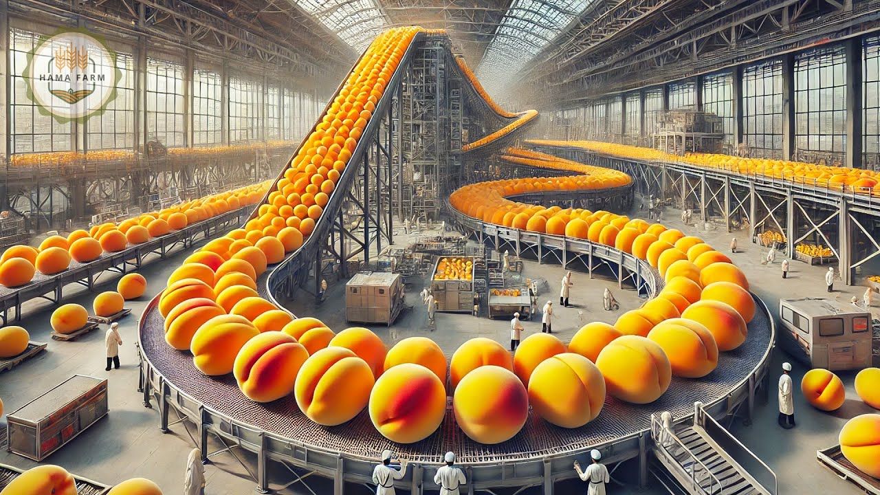 探索杏子的种植与收割，如何在加工厂处理数百万个杏子