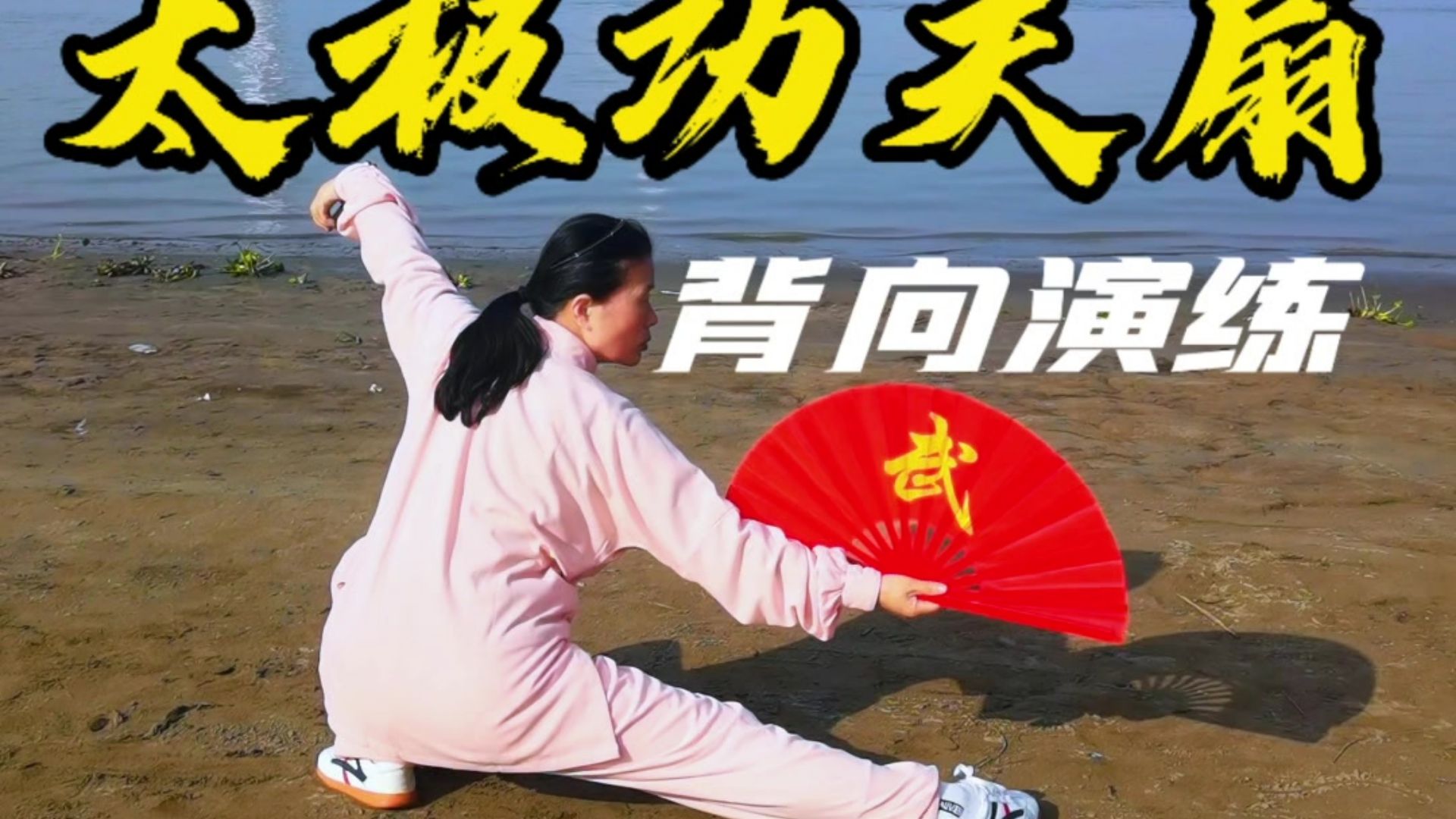 太极功夫扇第一套背向演练附扇谱字幕