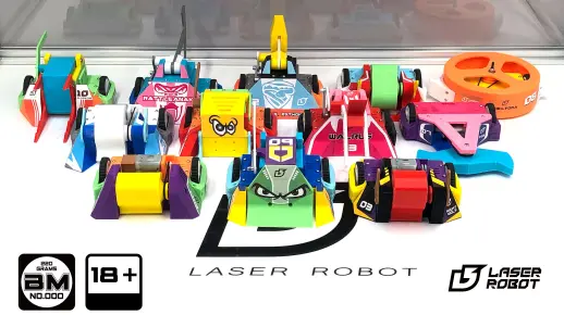 铼赛机器人 Laser Robot 220克桌面级格斗机甲 测试视频