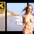 【4K/裸眼3D/无水印】超模小姐姐海滩比基尼时尚大片