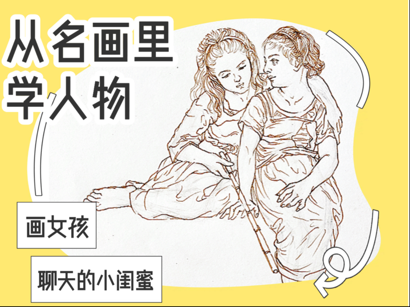 从名画里学人物｜画小女孩儿的比例