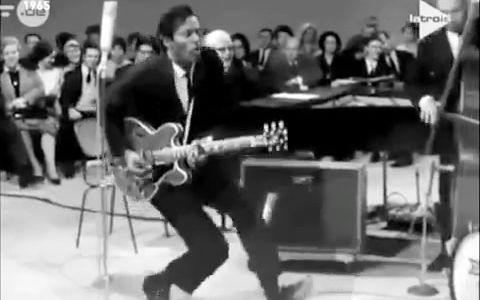 【摇滚】chuck berry"s 1965 belgium tv appearance