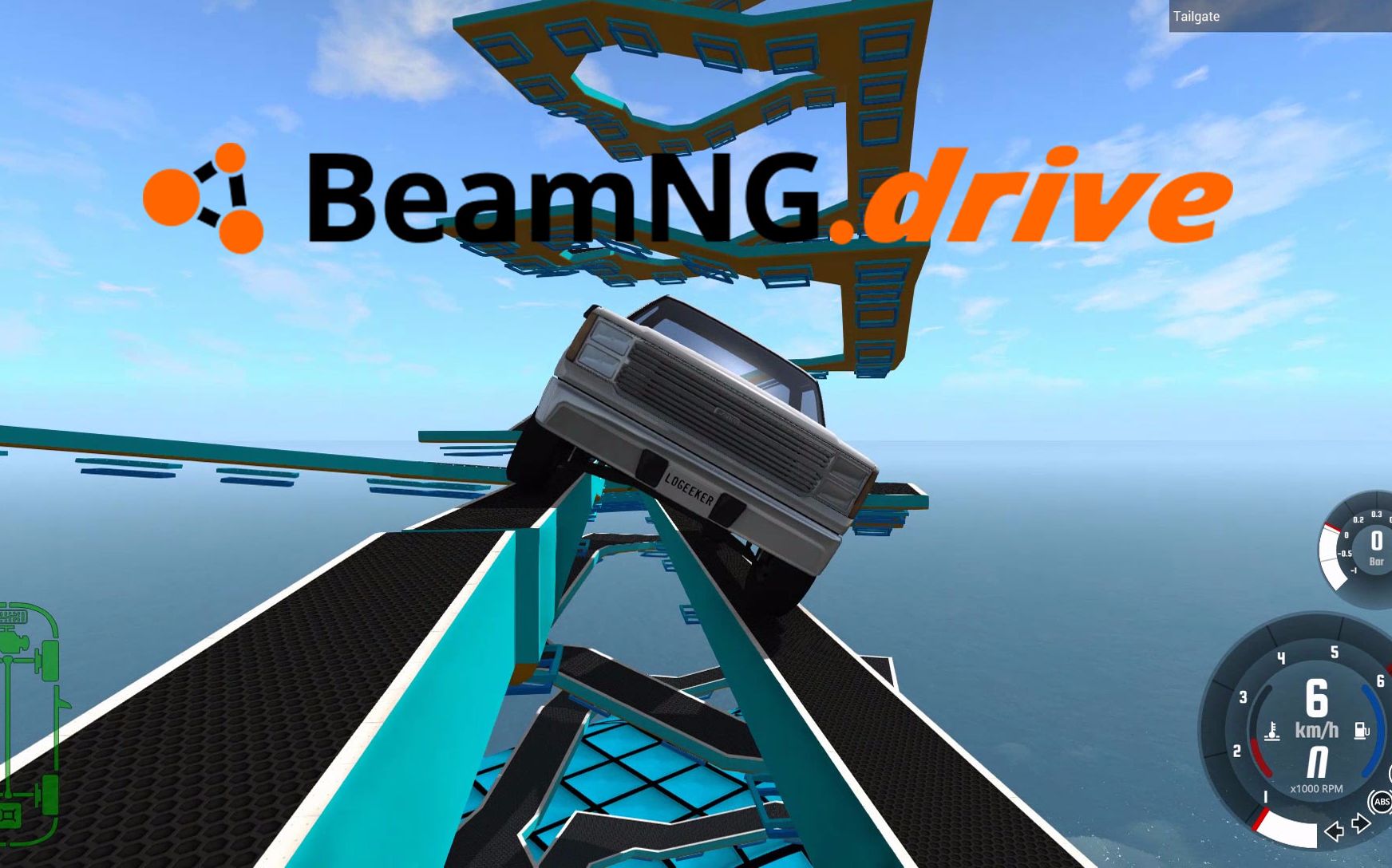 丧尸beamngdrivecarkour2