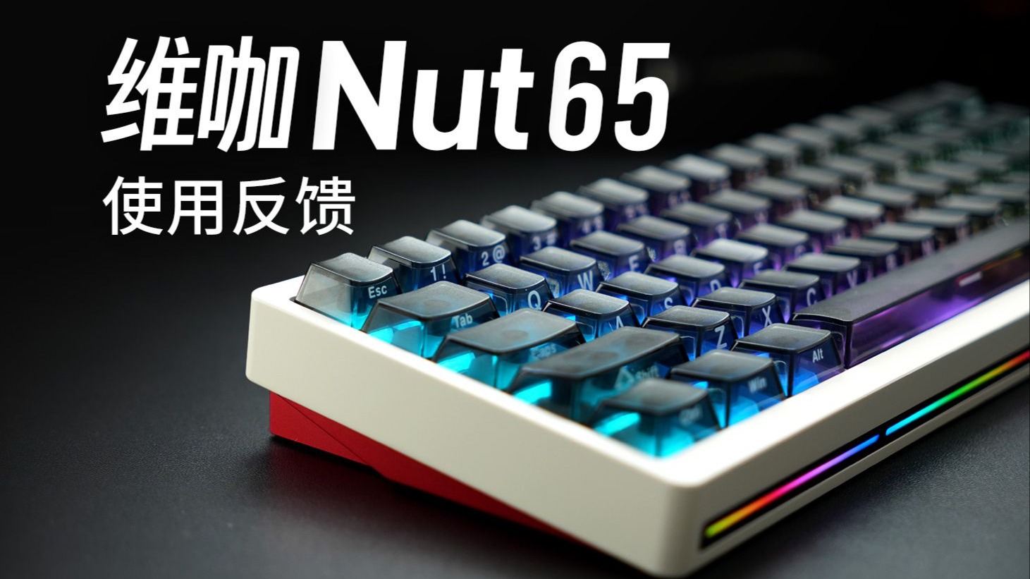 [买前必看] 维咖NUT65 只怪Taku当年不够快也不够狠 | 拆解 | 延迟测试 | 初轴 | 臻火雾透键帽