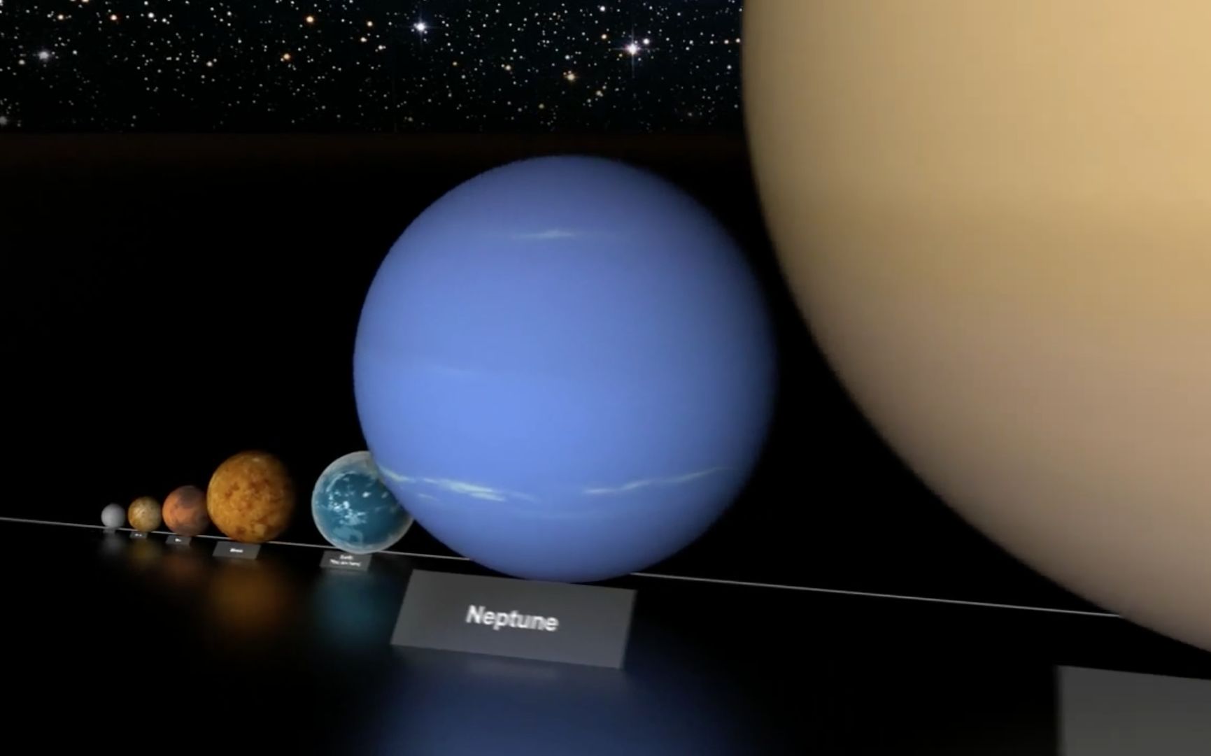 地球在宇宙中的地位是?星球大小的比较