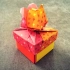 纸在乎你 手工折纸：郁金香收纳盒折纸视频