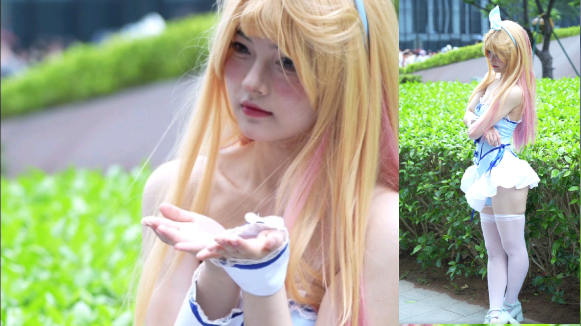 [Rabbit girl cos Kaimon Kitagawa] - Honey thigh tights cosplay