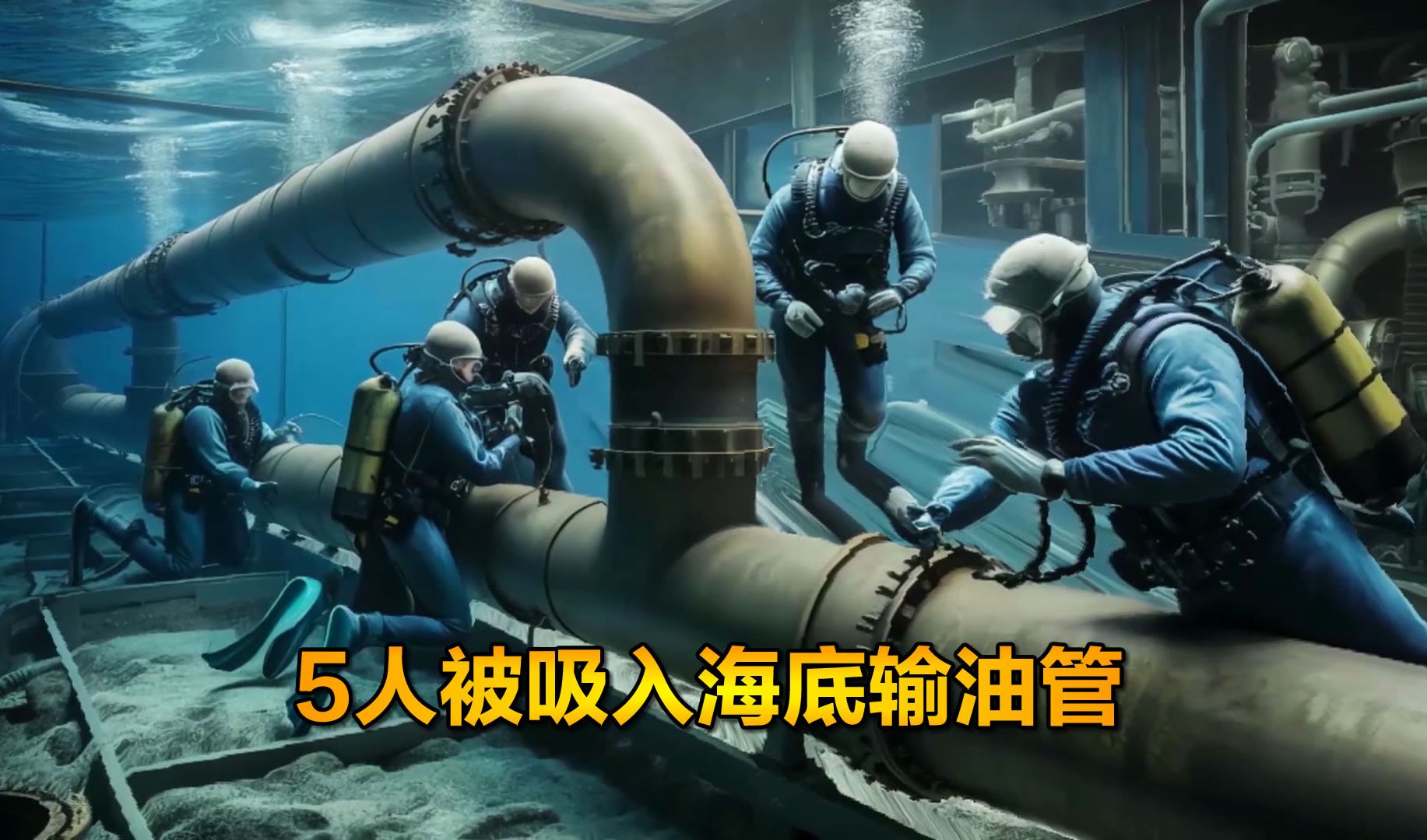 五名工人被吸入海底石油管道，绝望之下展开自救，帕里亚管道事件