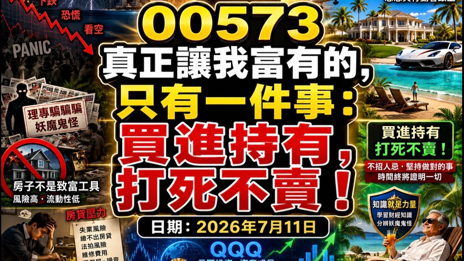 [00573] 真正让我富有的，只有一件事：买进持有，打死不卖 2026年7月11日—CLEC投资理财频道