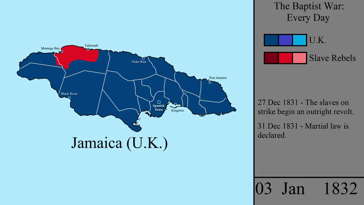 【历史地图】浸礼宗起义: 每天