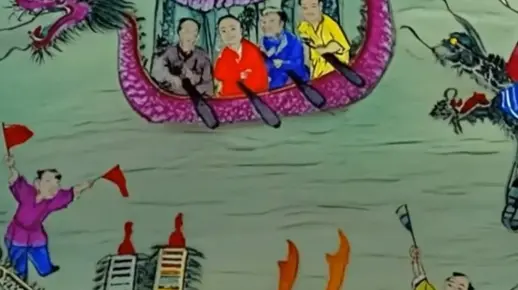 感受传统文化魅力，从文物看古人如何过端午#穿越时空的画卷#新中式AI