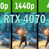 1080P vs 1440P vs 2160P  游戏帧数对比  RTX 4070 12G + i5-12400F   4K视频